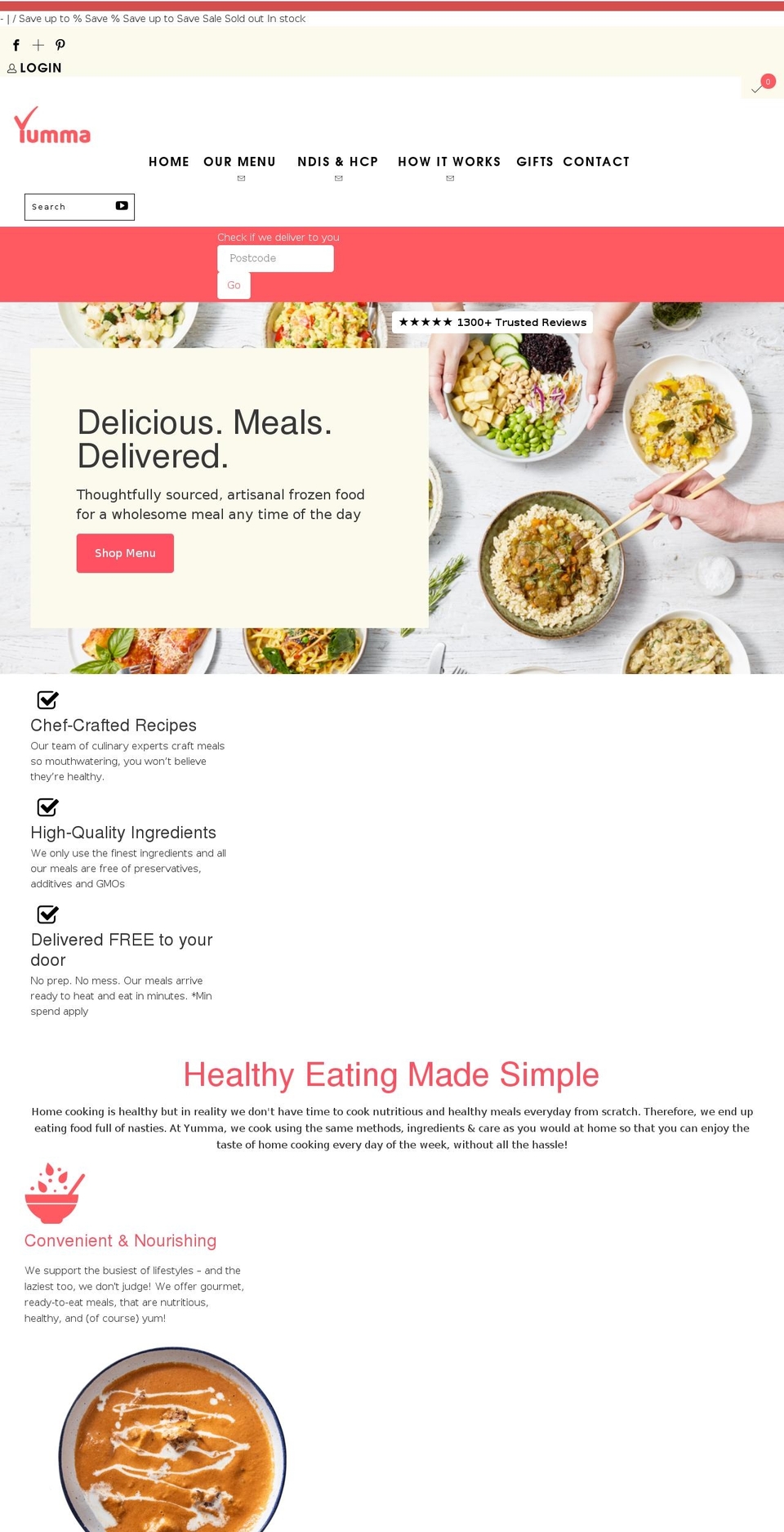 yumma.com.au shopify website screenshot