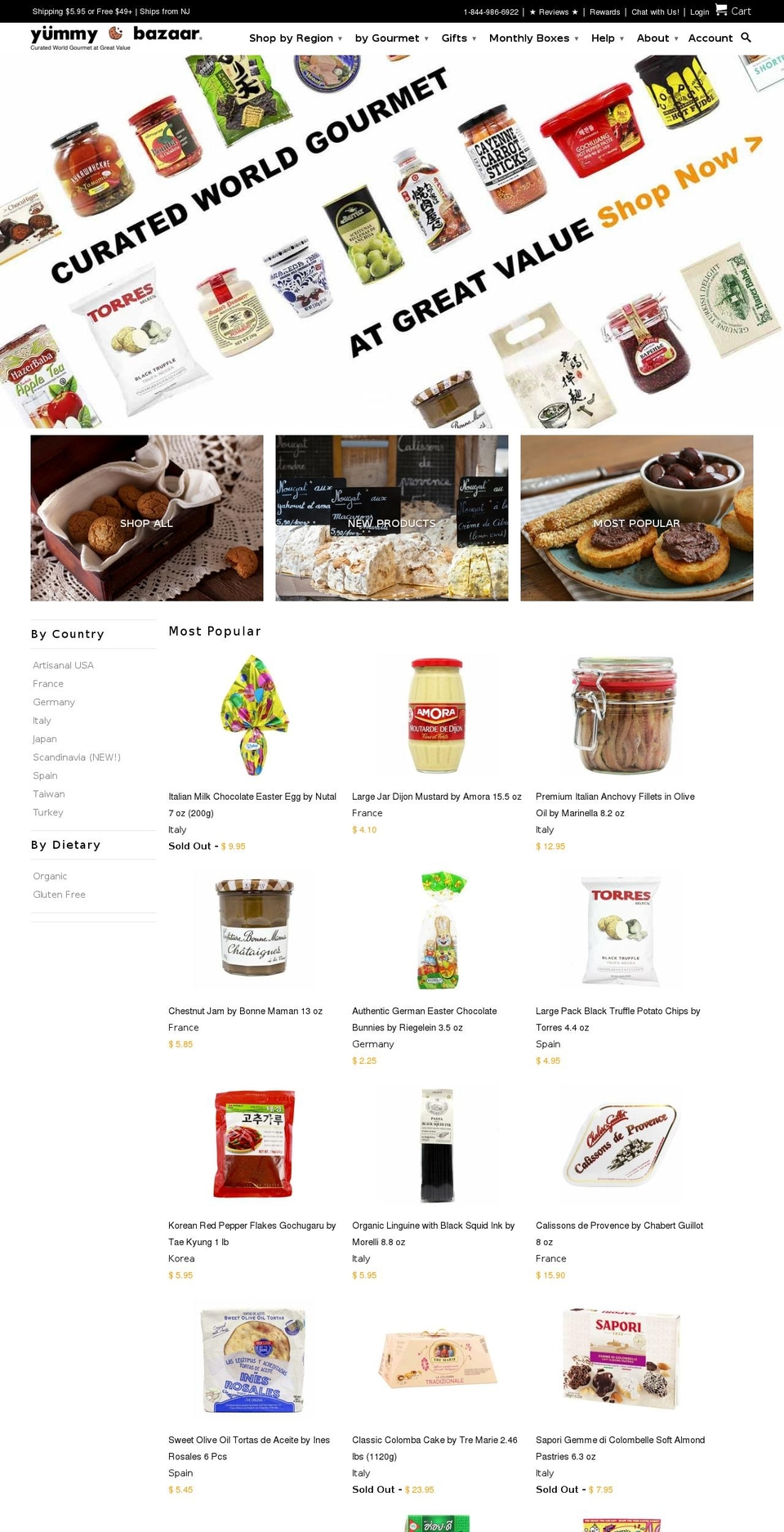 yummybazar.com shopify website screenshot