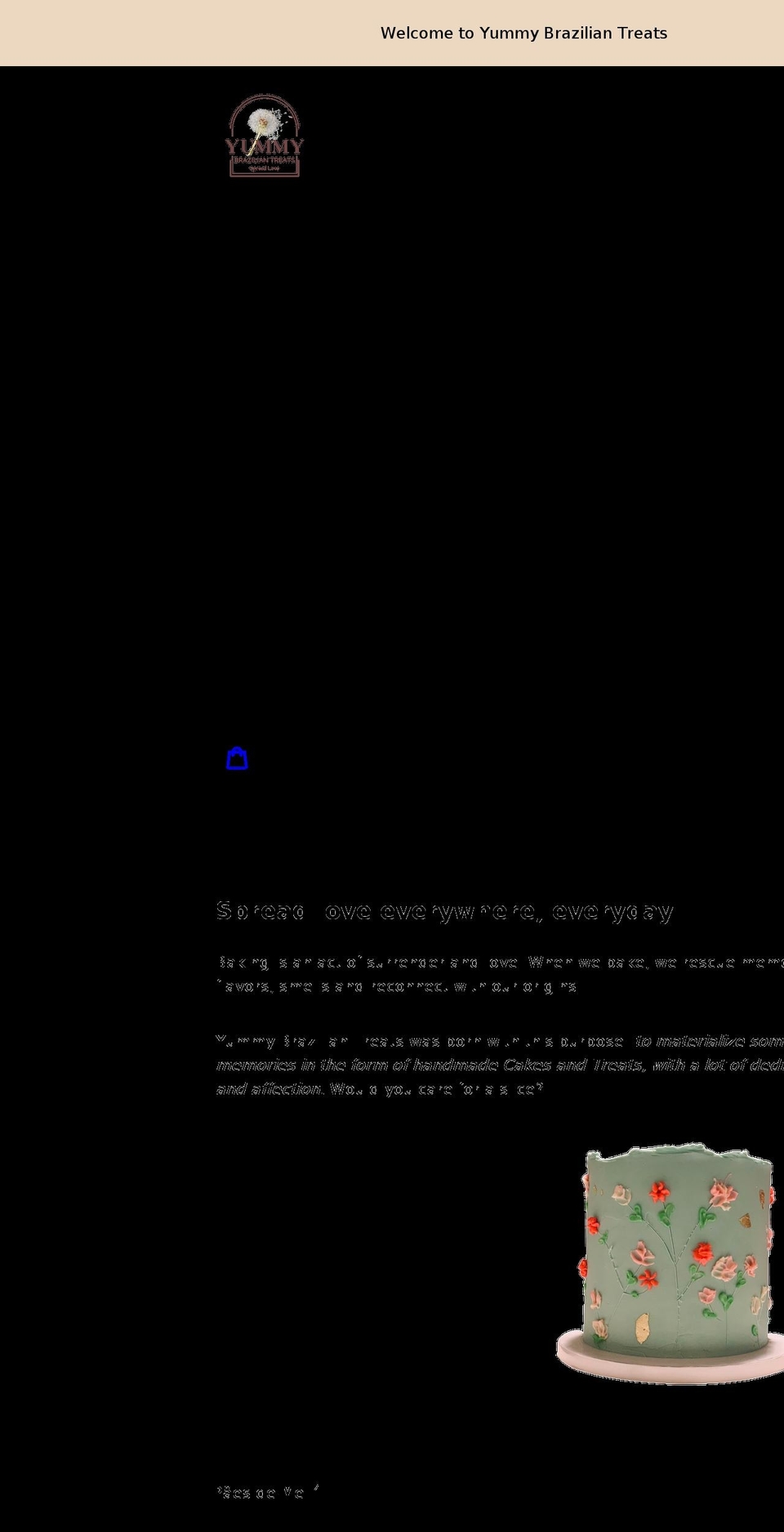 yummybraziliantreats.com shopify website screenshot