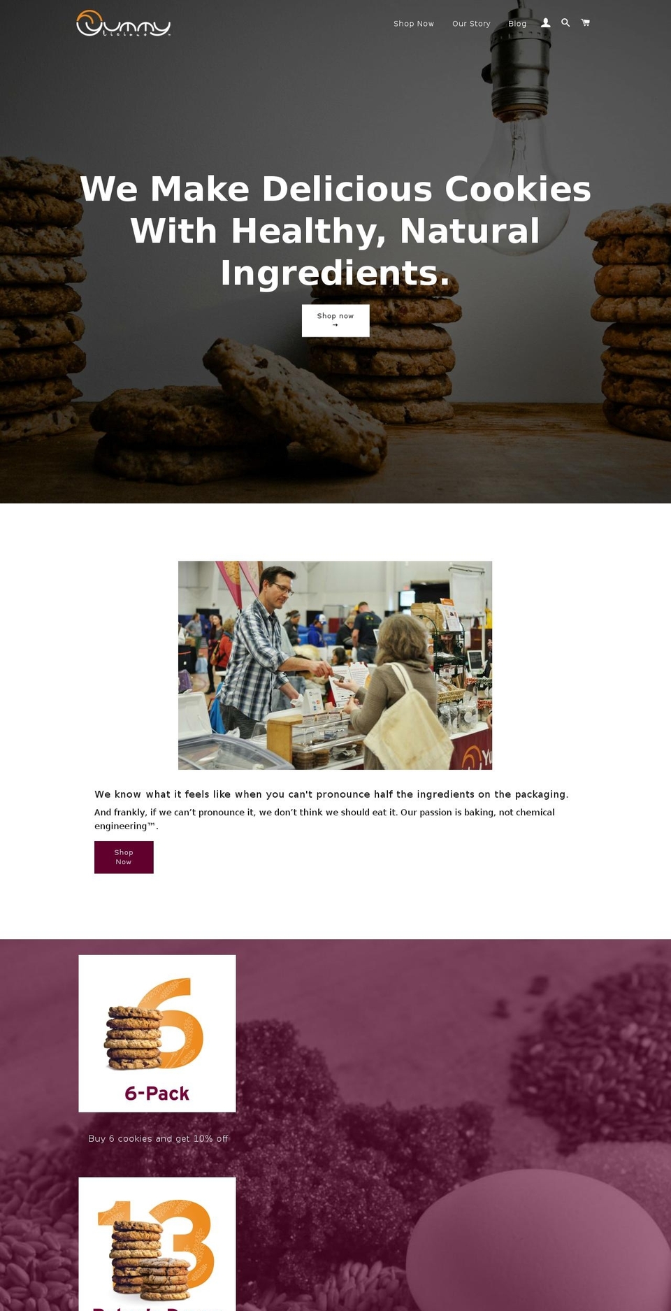 yummyliciousgifts.com — Shopify storefront screenshot