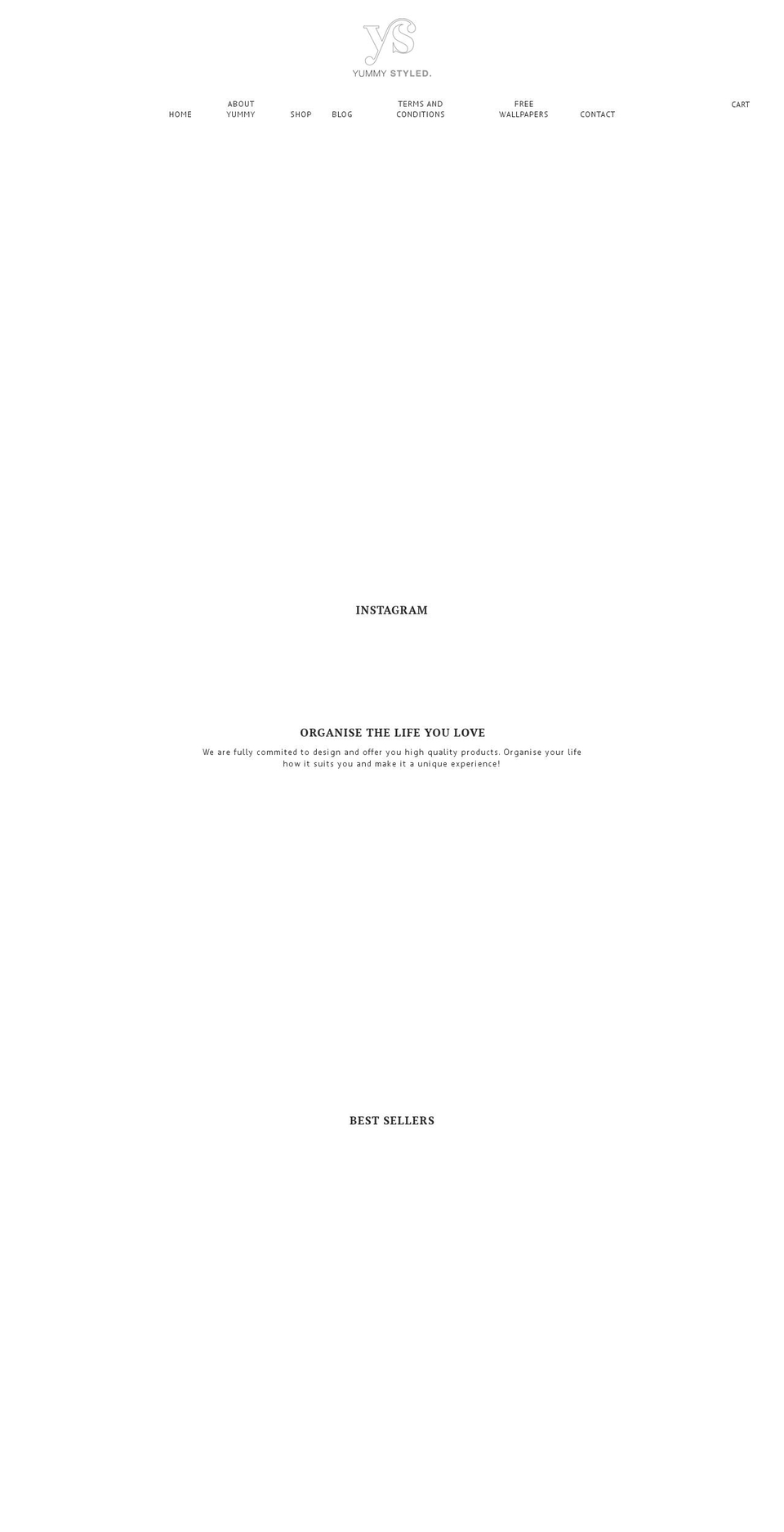 yummystyled.com — Shopify storefront screenshot