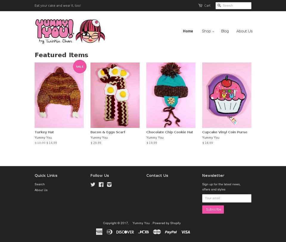 yummyyou.com shopify website screenshot