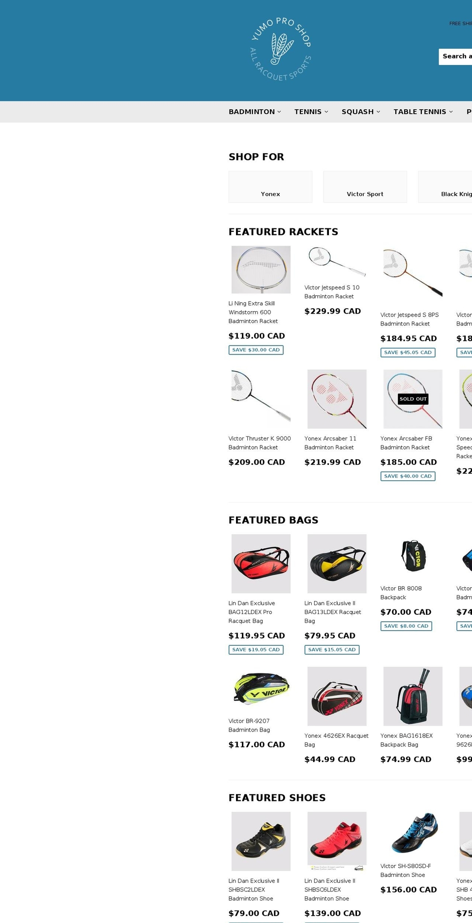 yumo.ca shopify website screenshot
