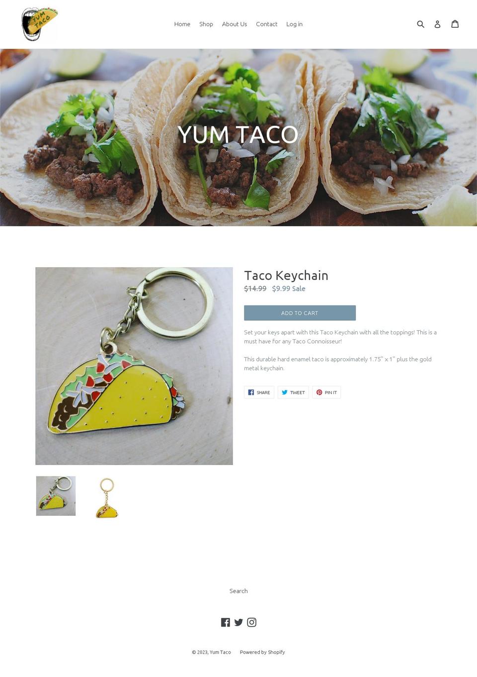 yumtaco.com shopify website screenshot