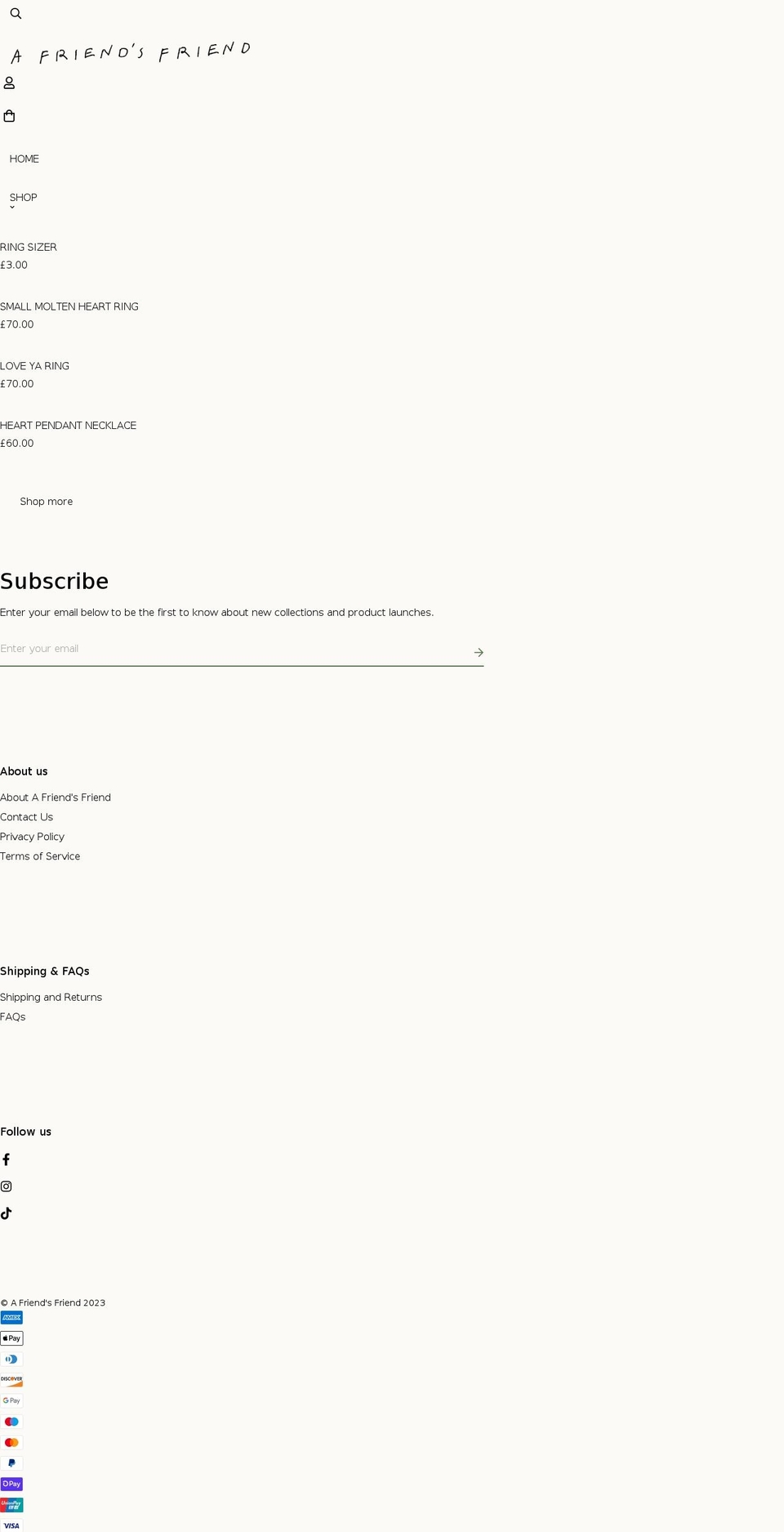 yunarchive.co.uk shopify website screenshot