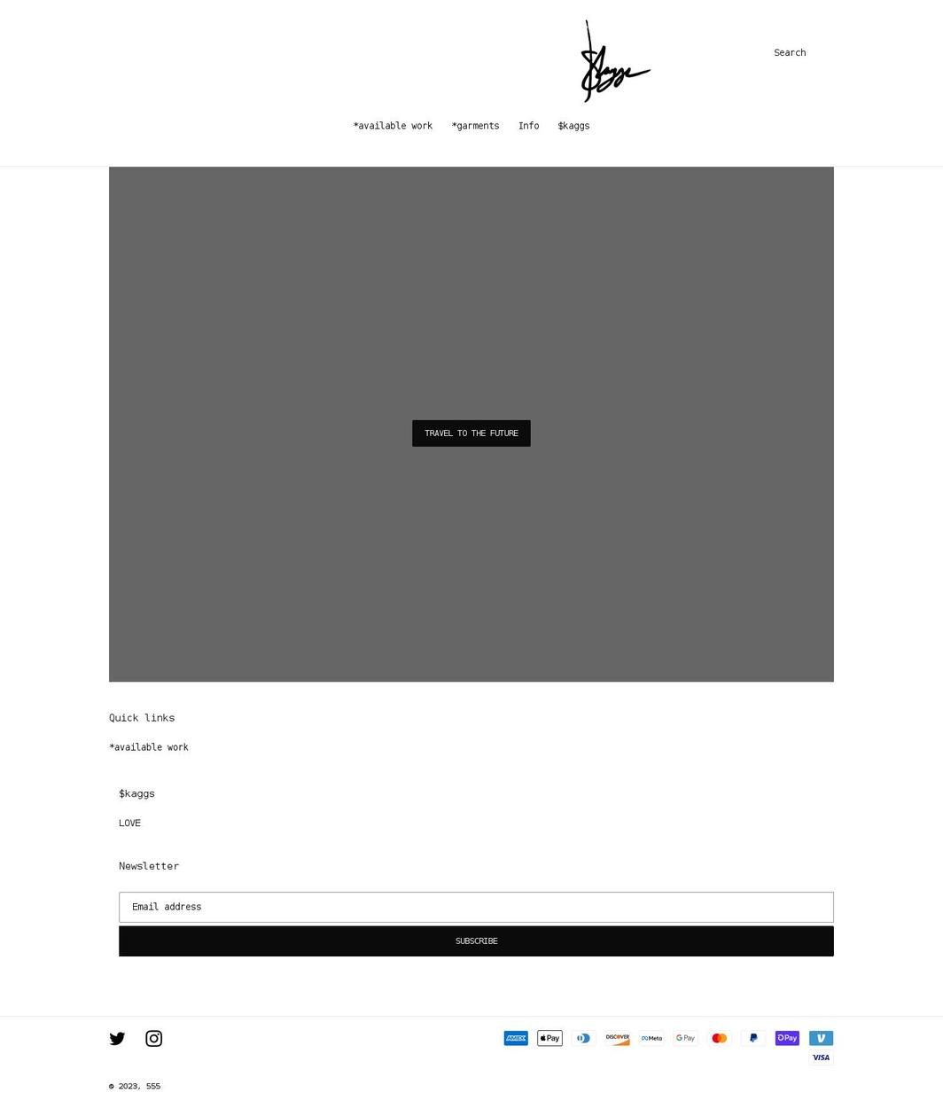 yungskaggs.com shopify website screenshot
