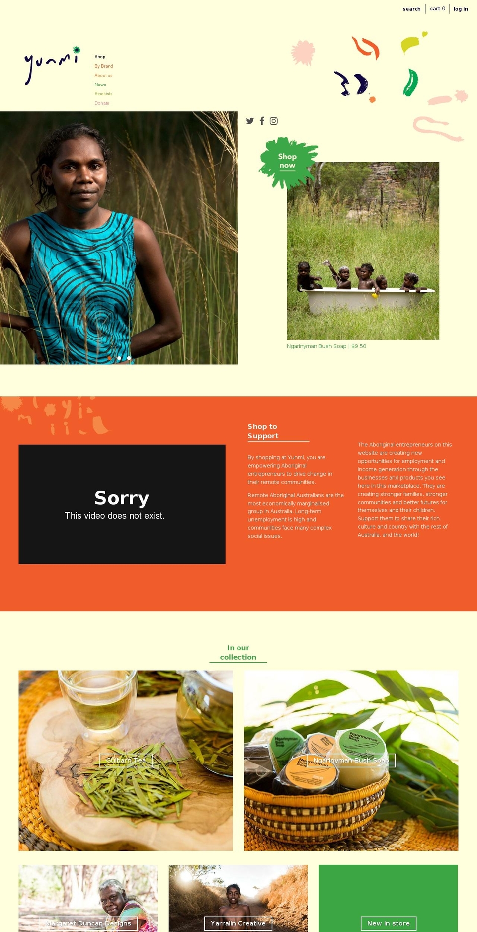 yunmi.com.au shopify website screenshot