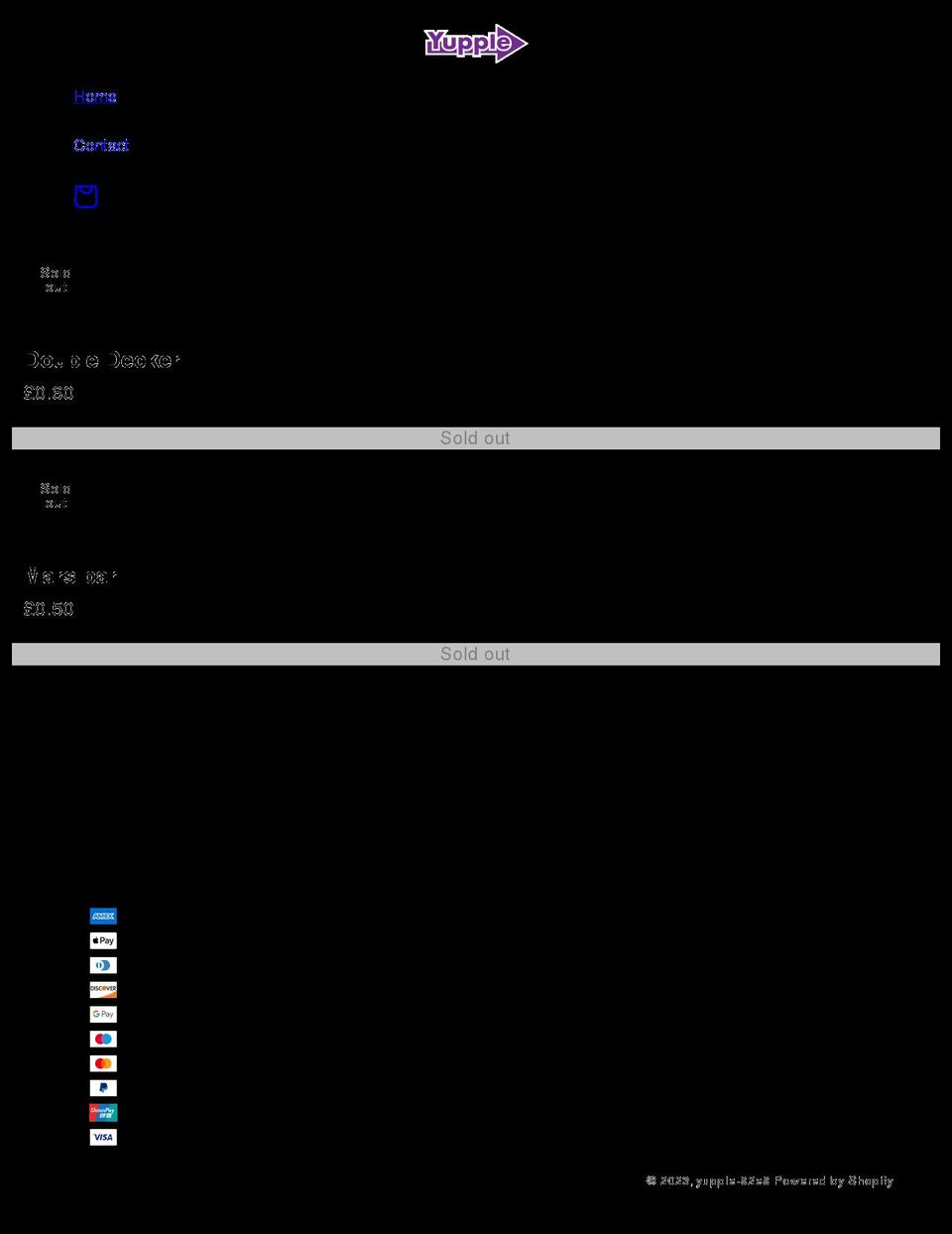 yupple.co.uk shopify website screenshot