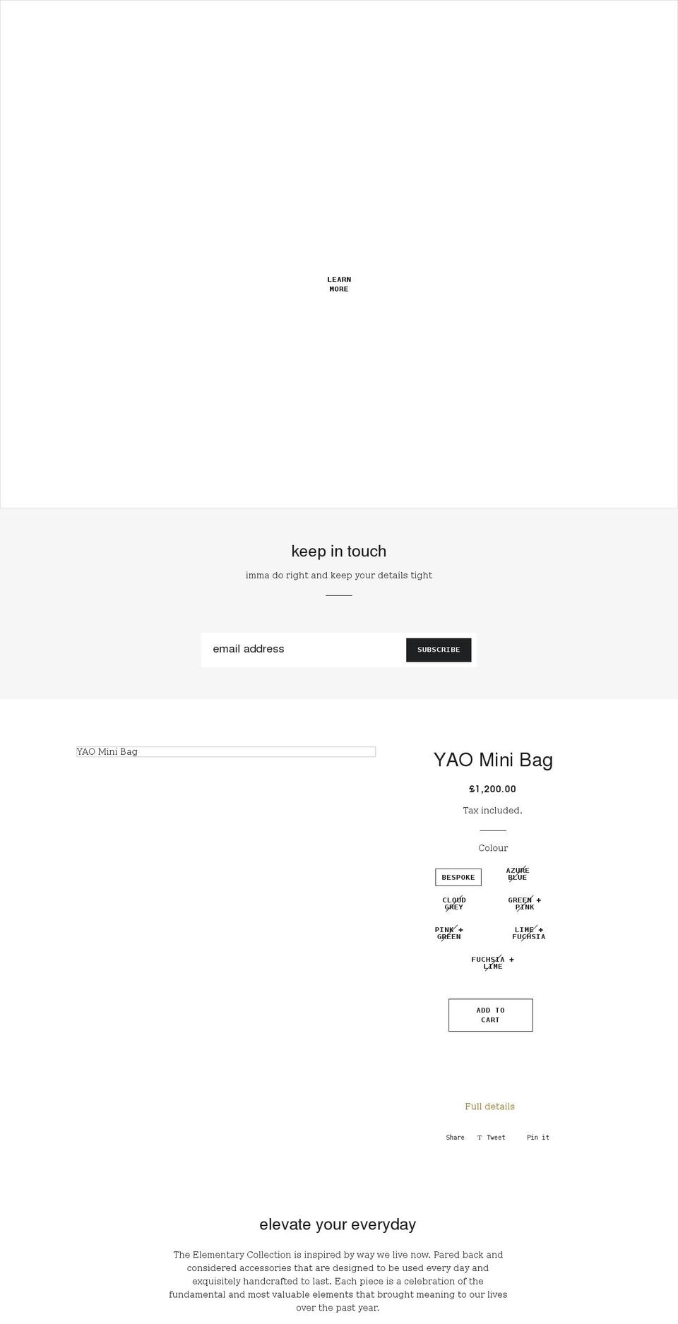 yussi.co shopify website screenshot