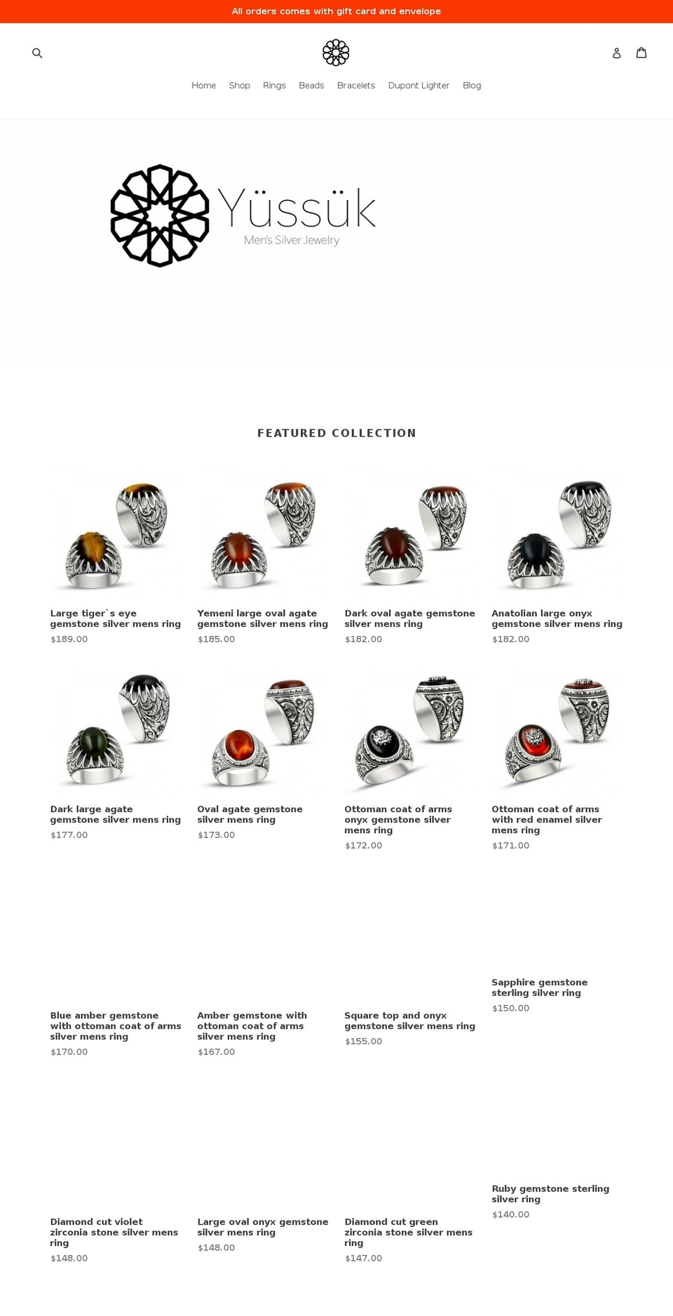 yussuk.com shopify website screenshot