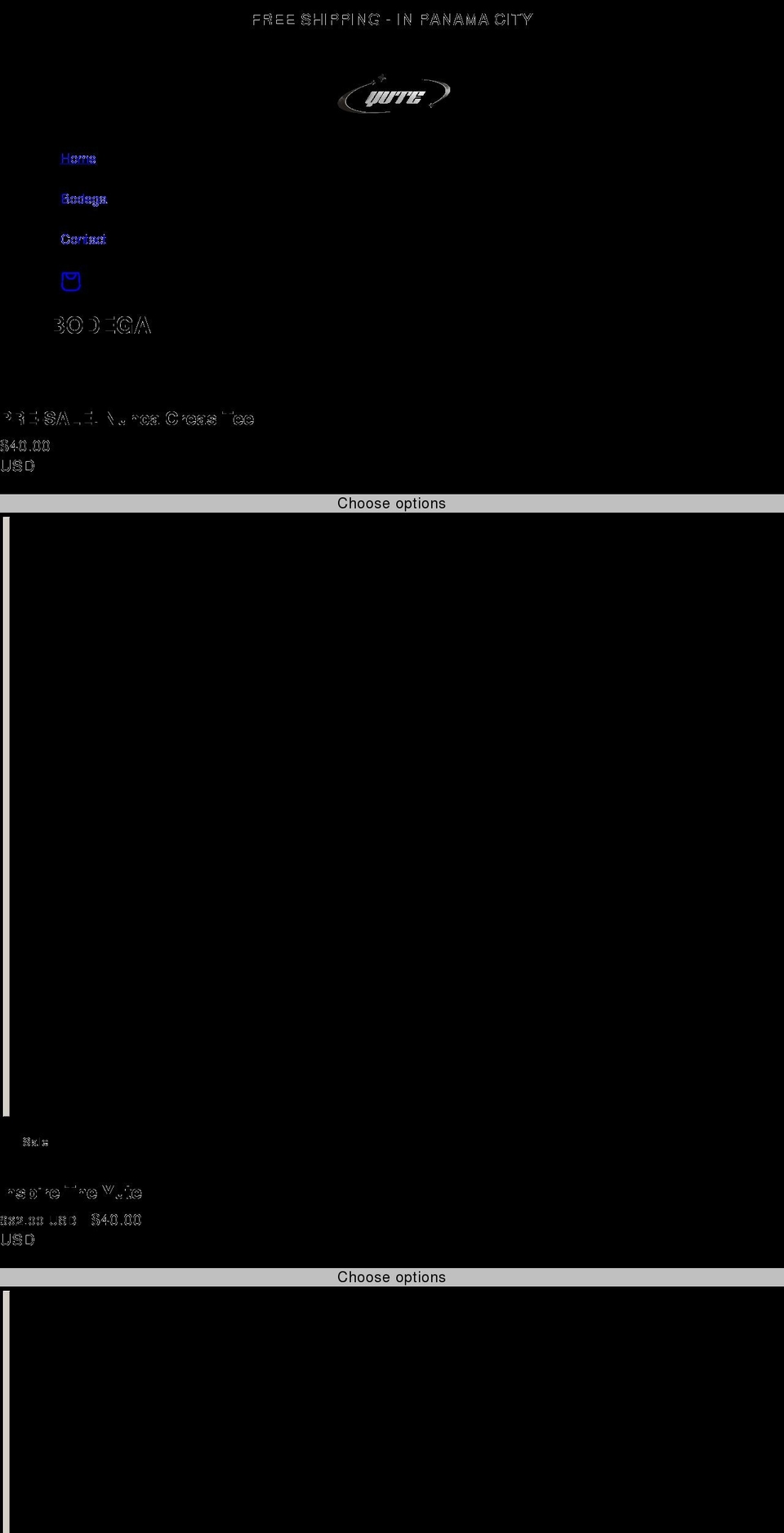 yuteapparel.com shopify website screenshot