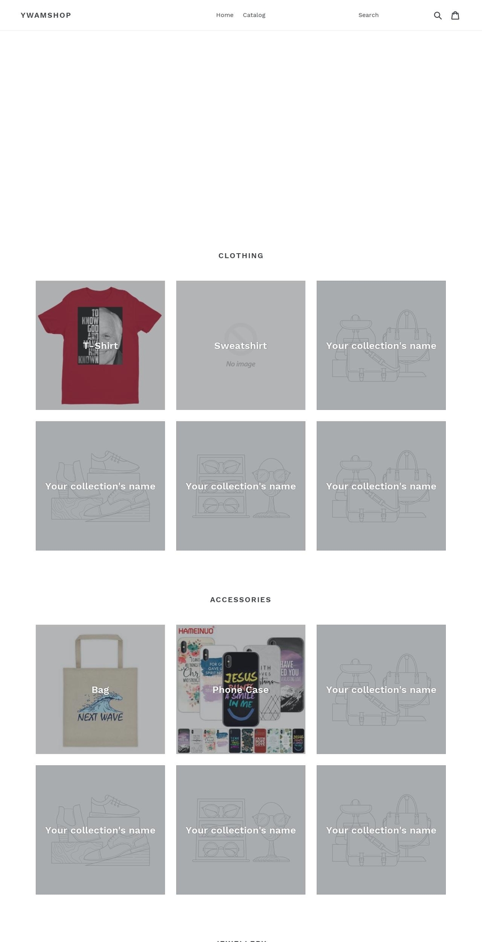 ywamshop.com — Shopify storefront screenshot
