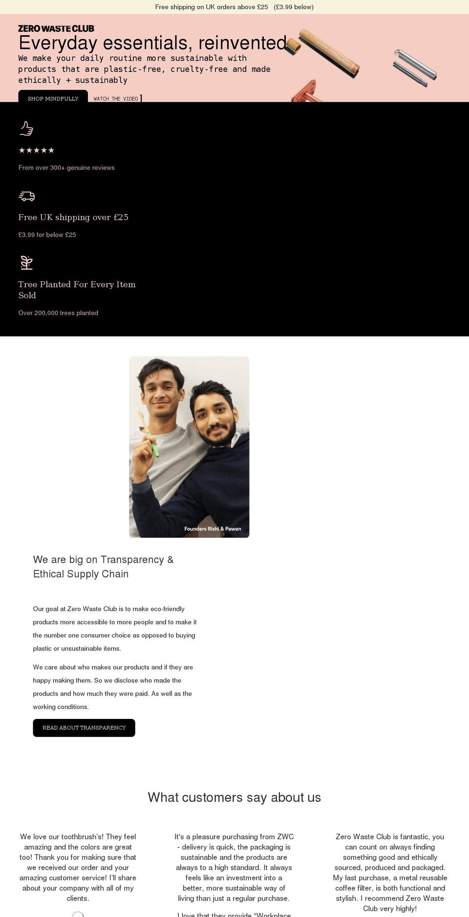 z-w-c.com shopify website screenshot