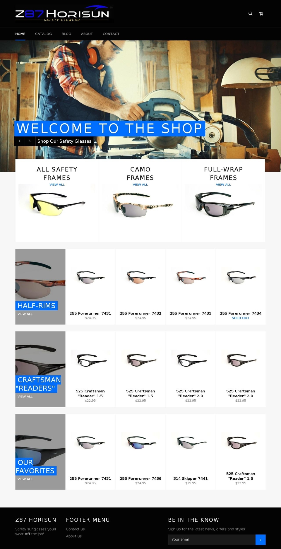 z87horisun.com shopify website screenshot