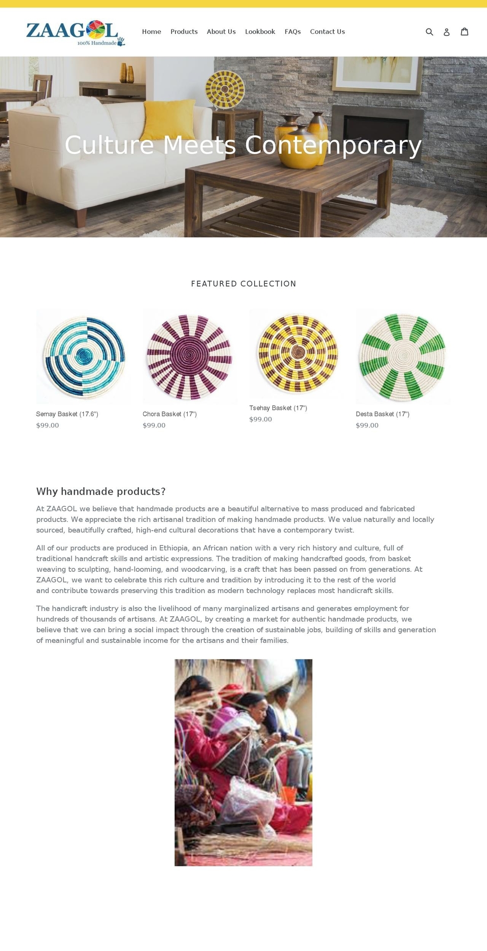 zaagol.com — Shopify storefront screenshot