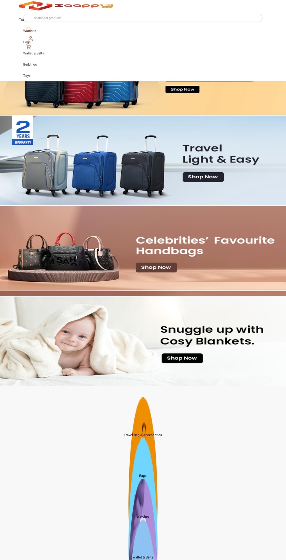 zaappy.com shopify website screenshot