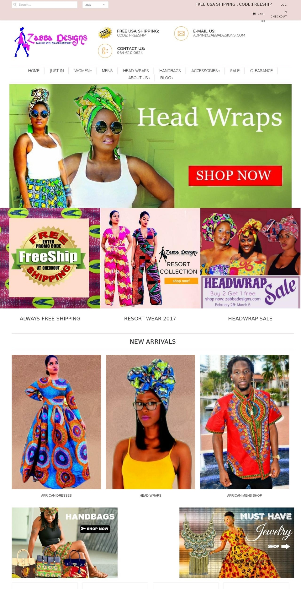 zabba-designs.myshopify.com shopify website screenshot