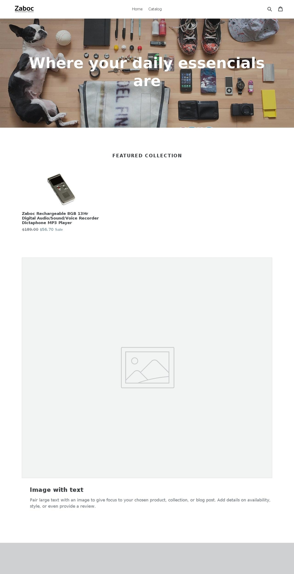 zaboc.com — Shopify storefront screenshot