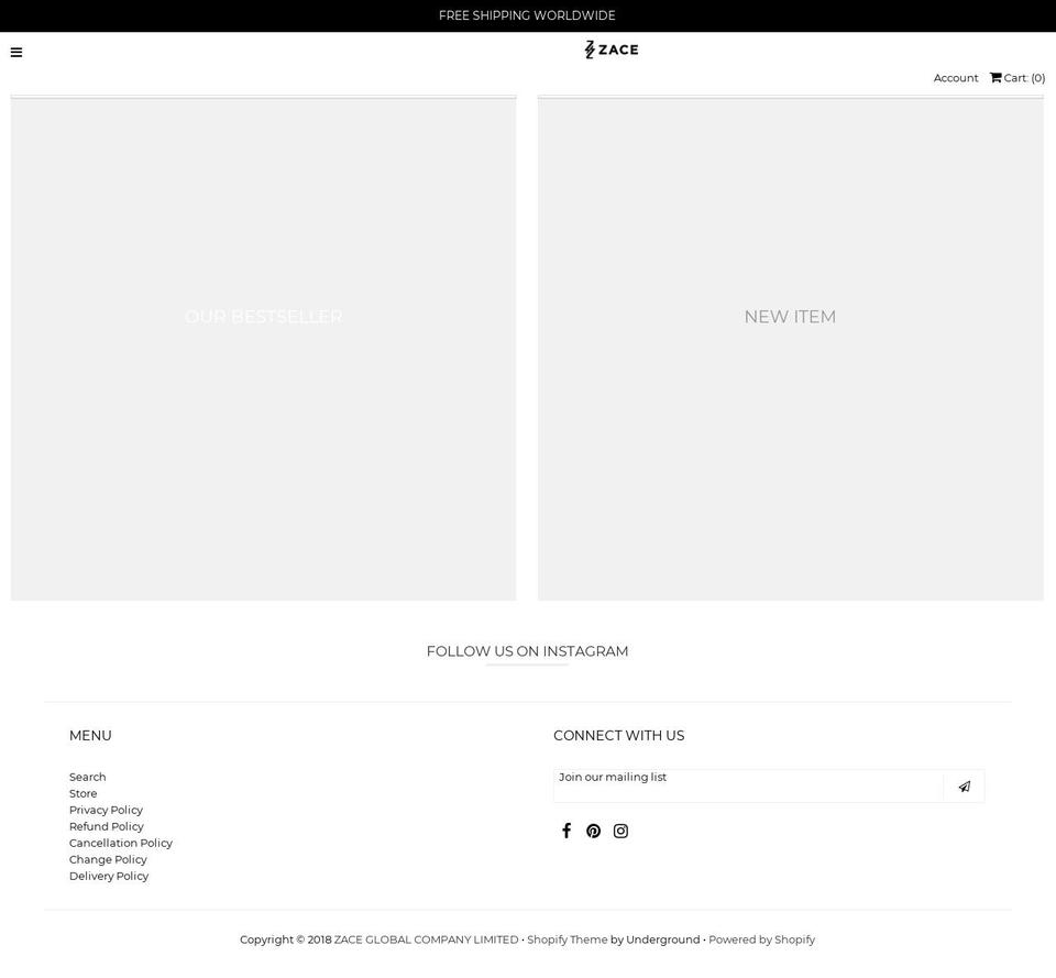 Copy of TEST Shopify theme site example zaceworld.com