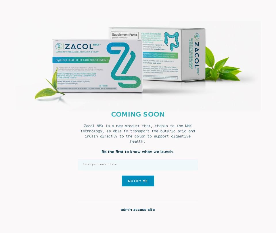 zacol-dev.myshopify.com shopify website screenshot