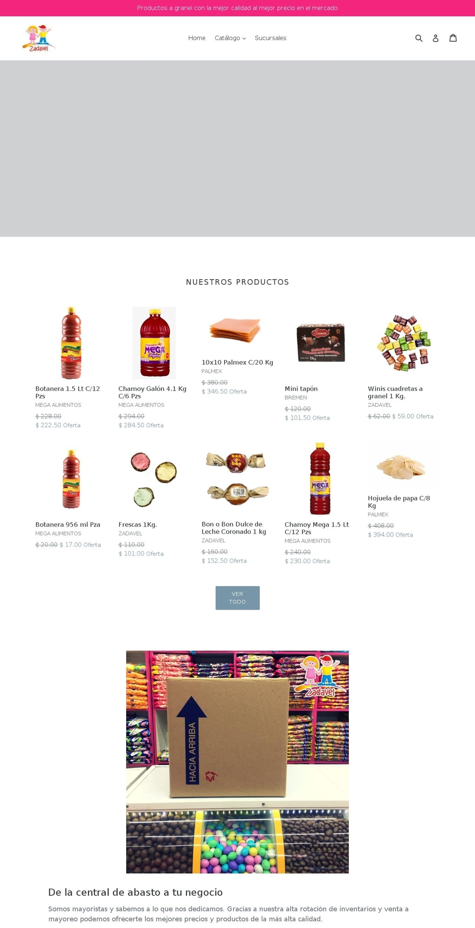 zadavel.com shopify website screenshot