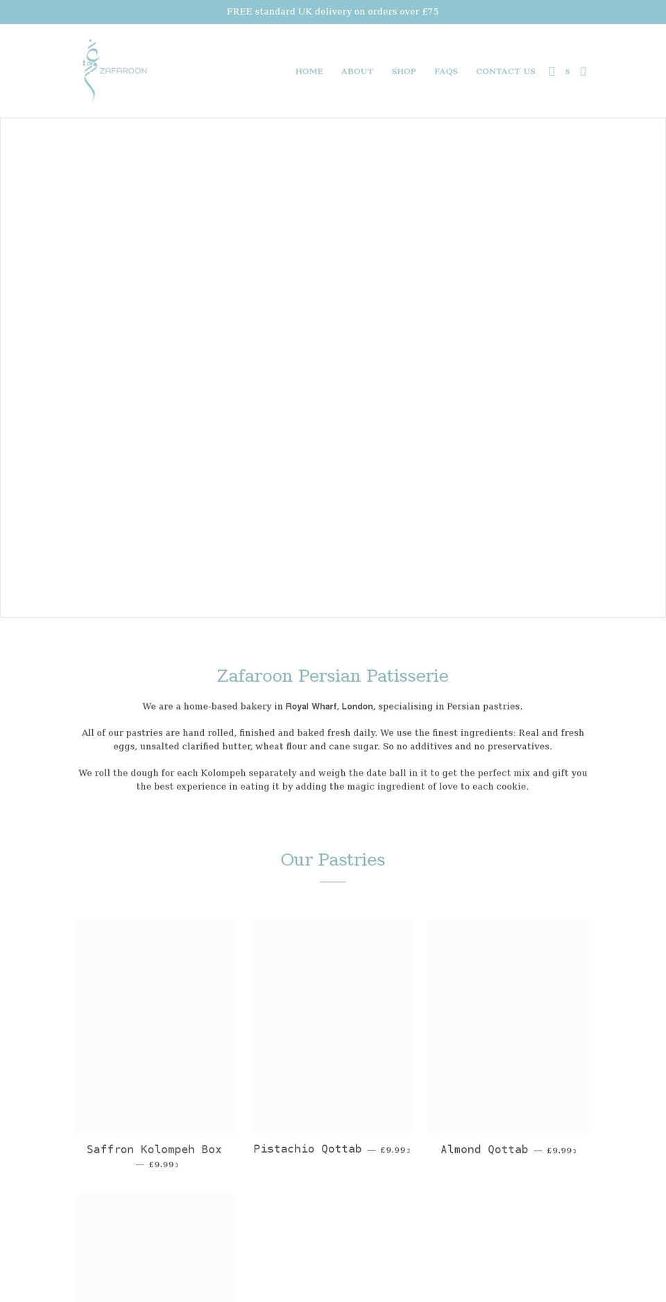 zafaroon.com shopify website screenshot