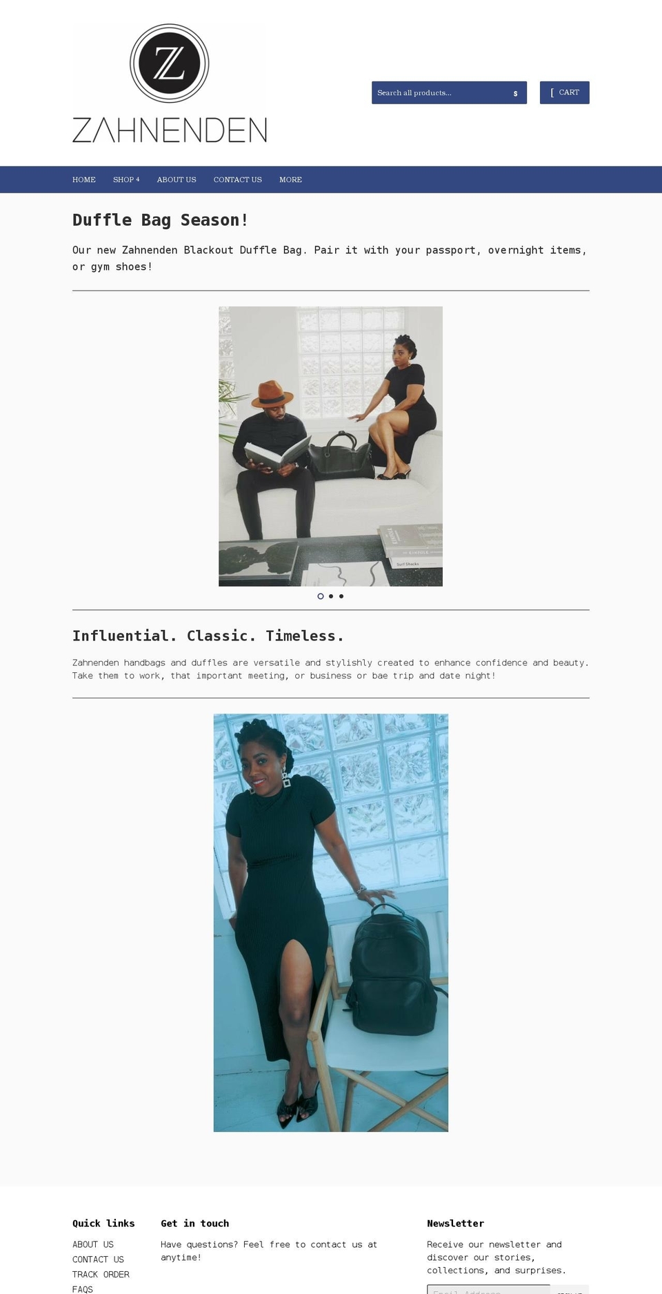 zahnenden.com shopify website screenshot