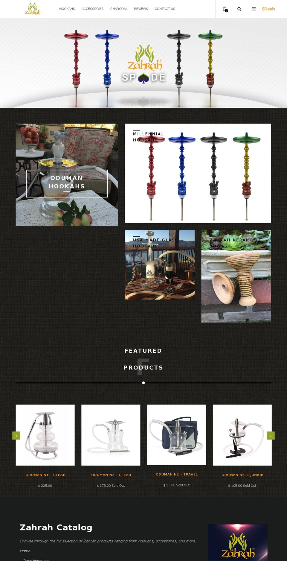 zahrahusa.com shopify website screenshot