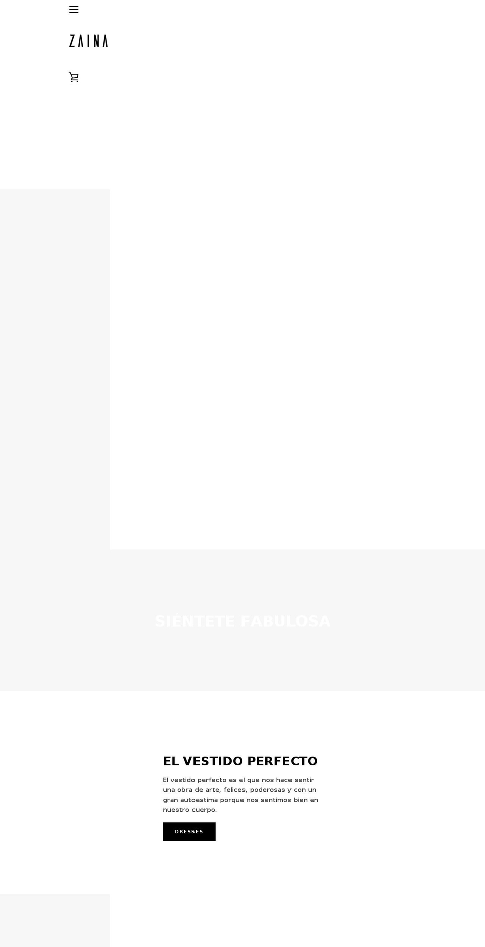 zainastore.com — Shopify storefront screenshot