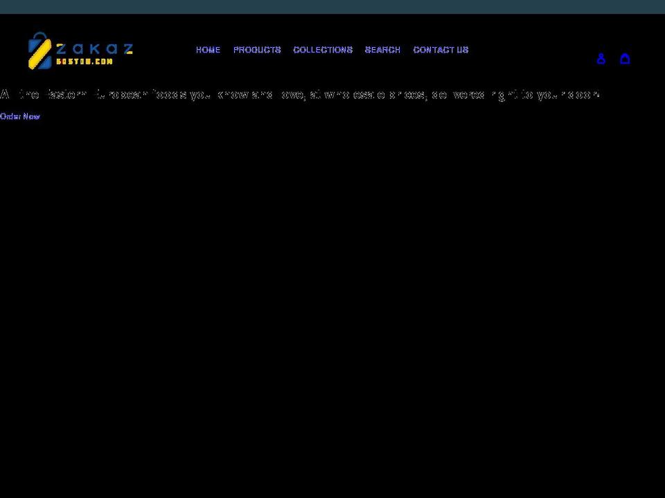 zakazboston.com shopify website screenshot