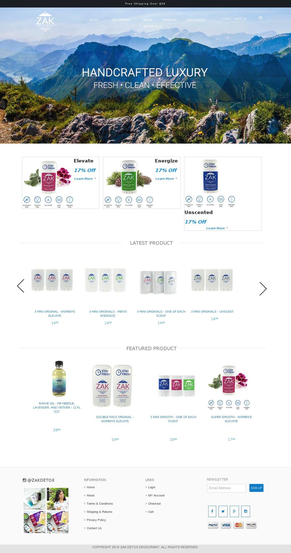 zak-premium-com Shopify theme site example zakdetoxdeodorant.com