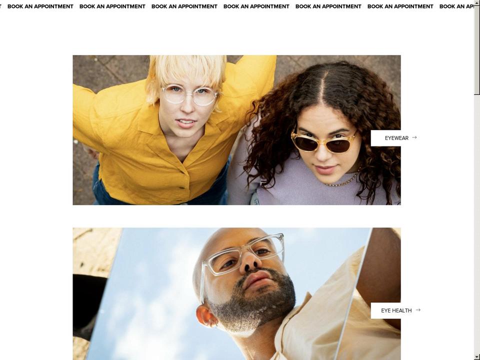 zakeyes.com shopify website screenshot