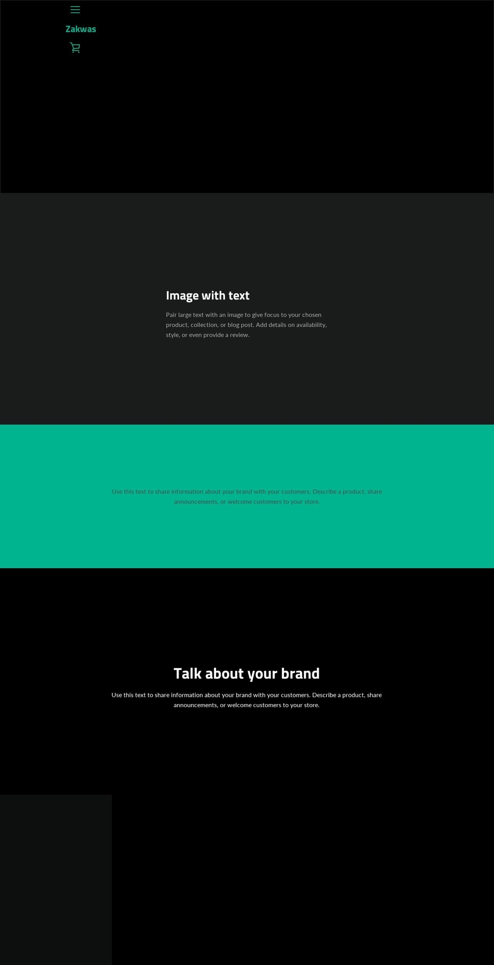 zakwas.com — Shopify storefront screenshot