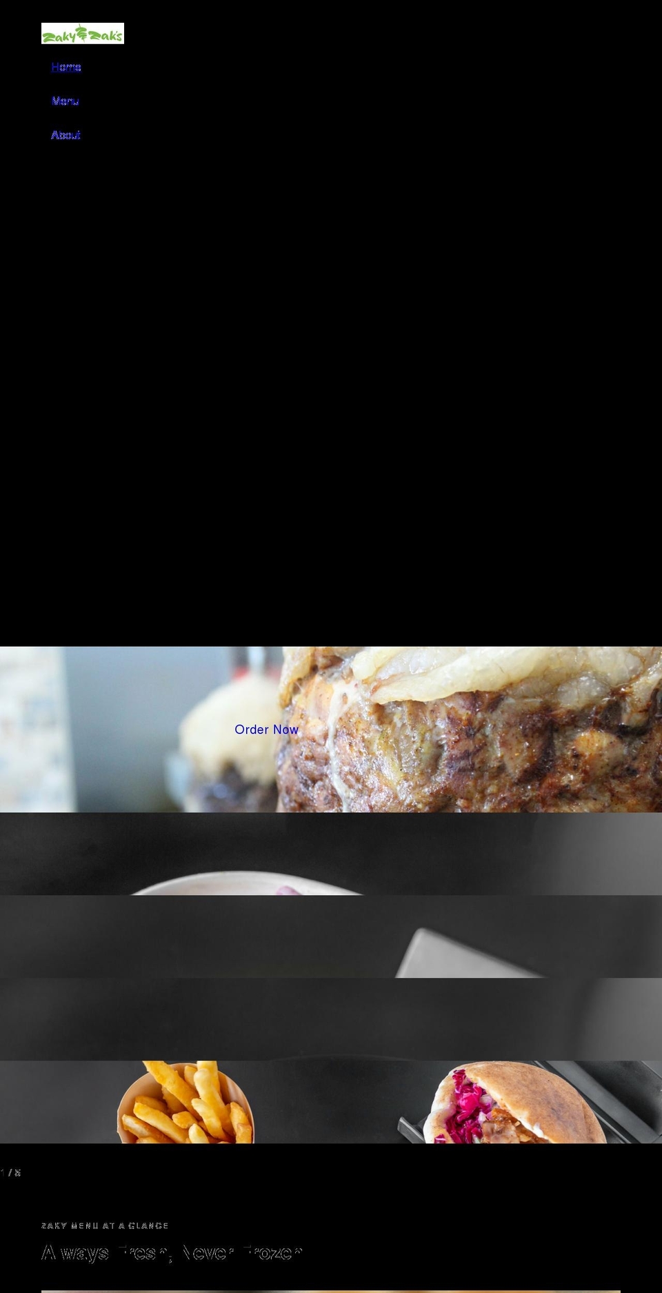 zakyzaks.com shopify website screenshot