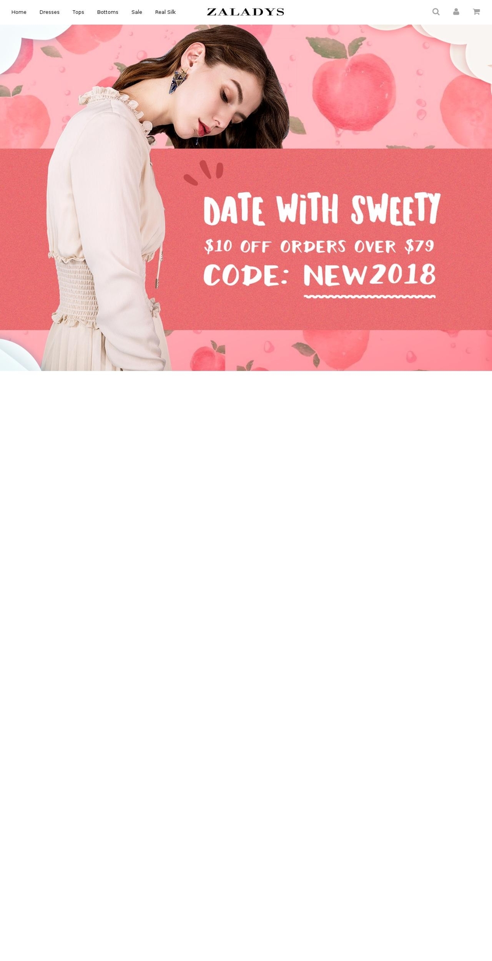 zaladys.com — Shopify storefront screenshot