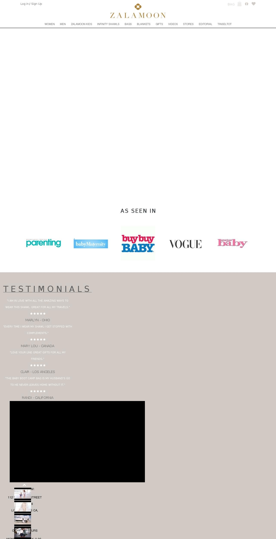 zalamoon.com shopify website screenshot