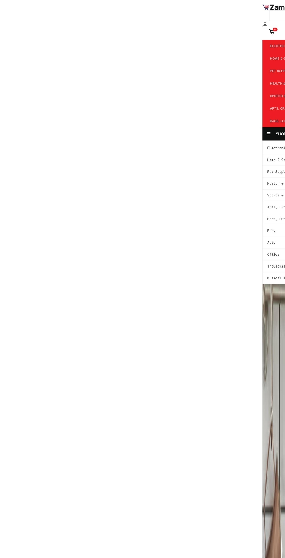 zamzamas.com shopify website screenshot