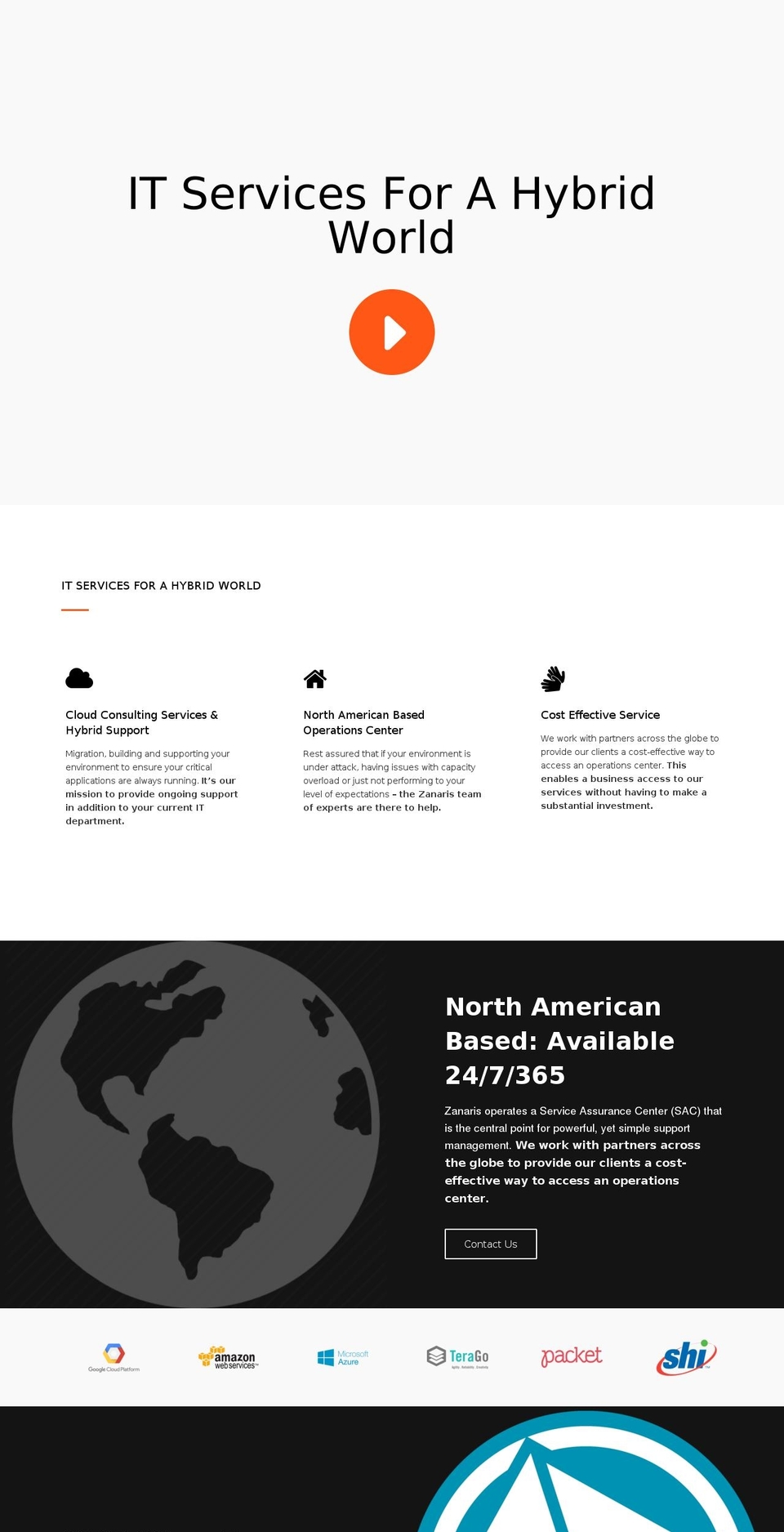 zanaris.com shopify website screenshot