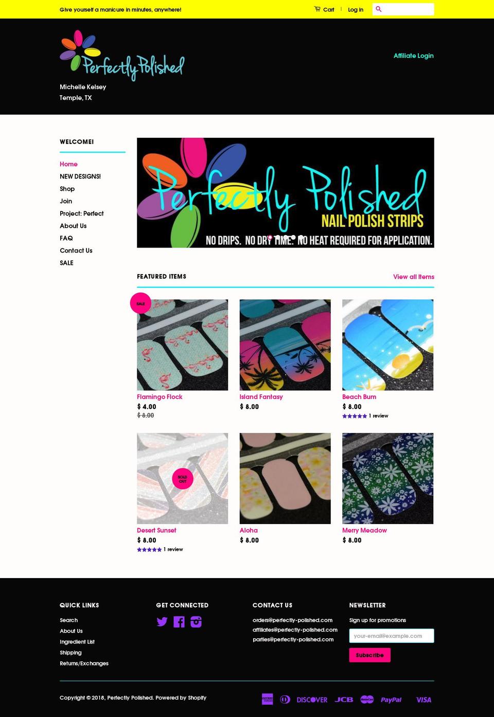 zandrasxanadu.com — Shopify storefront screenshot