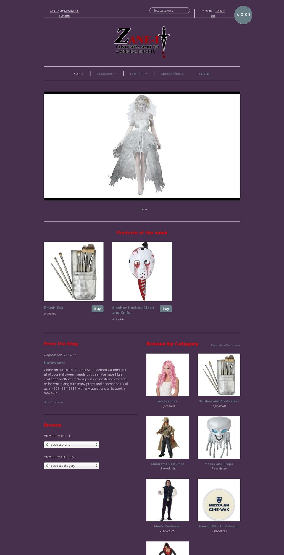 zane-it.com — Shopify storefront screenshot