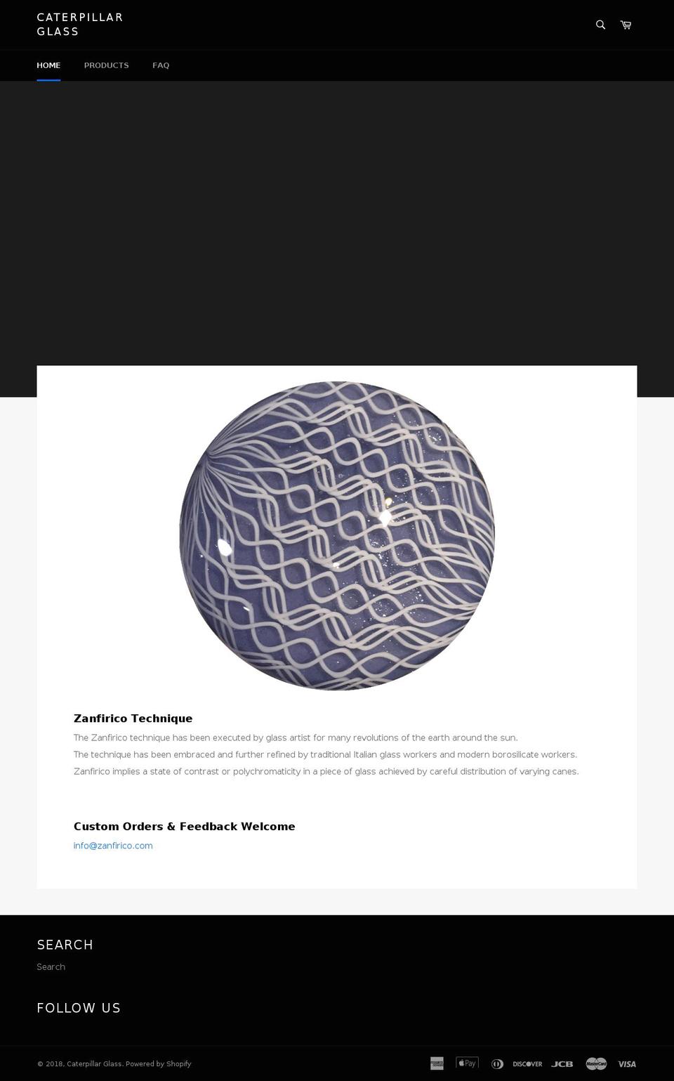 zanfirico.com — Shopify storefront screenshot