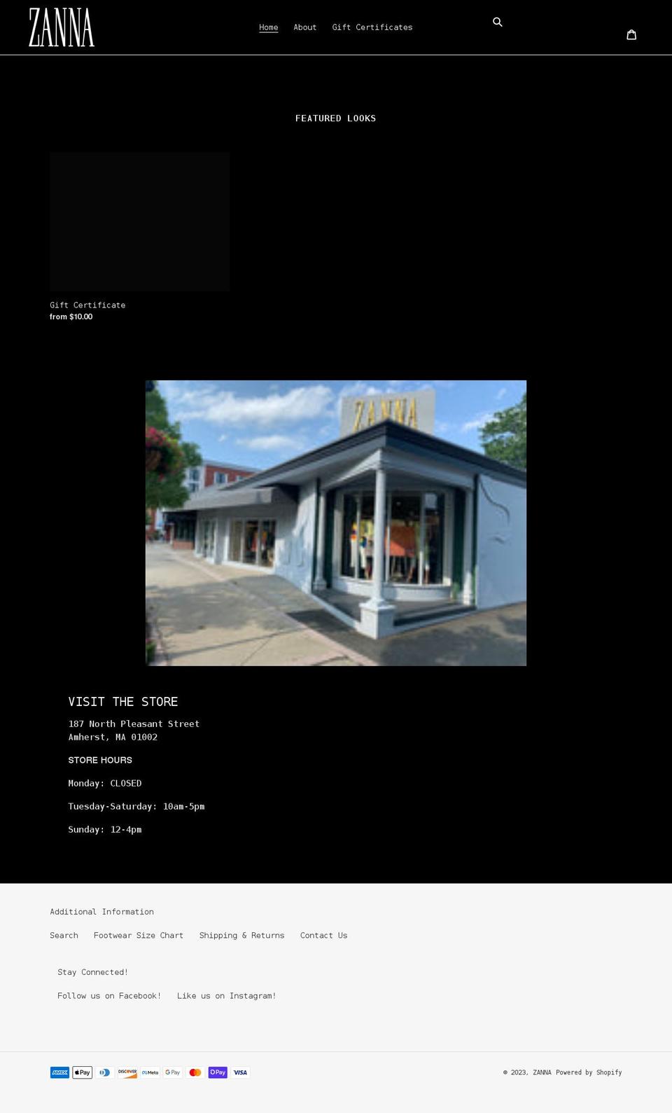 zanna-online.myshopify.com shopify website screenshot