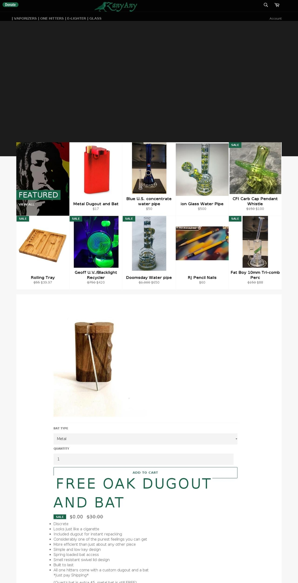 zanyany.com — Shopify storefront screenshot