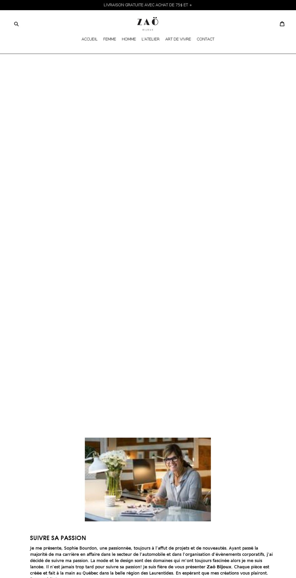 zaobijoux.com — Shopify storefront screenshot