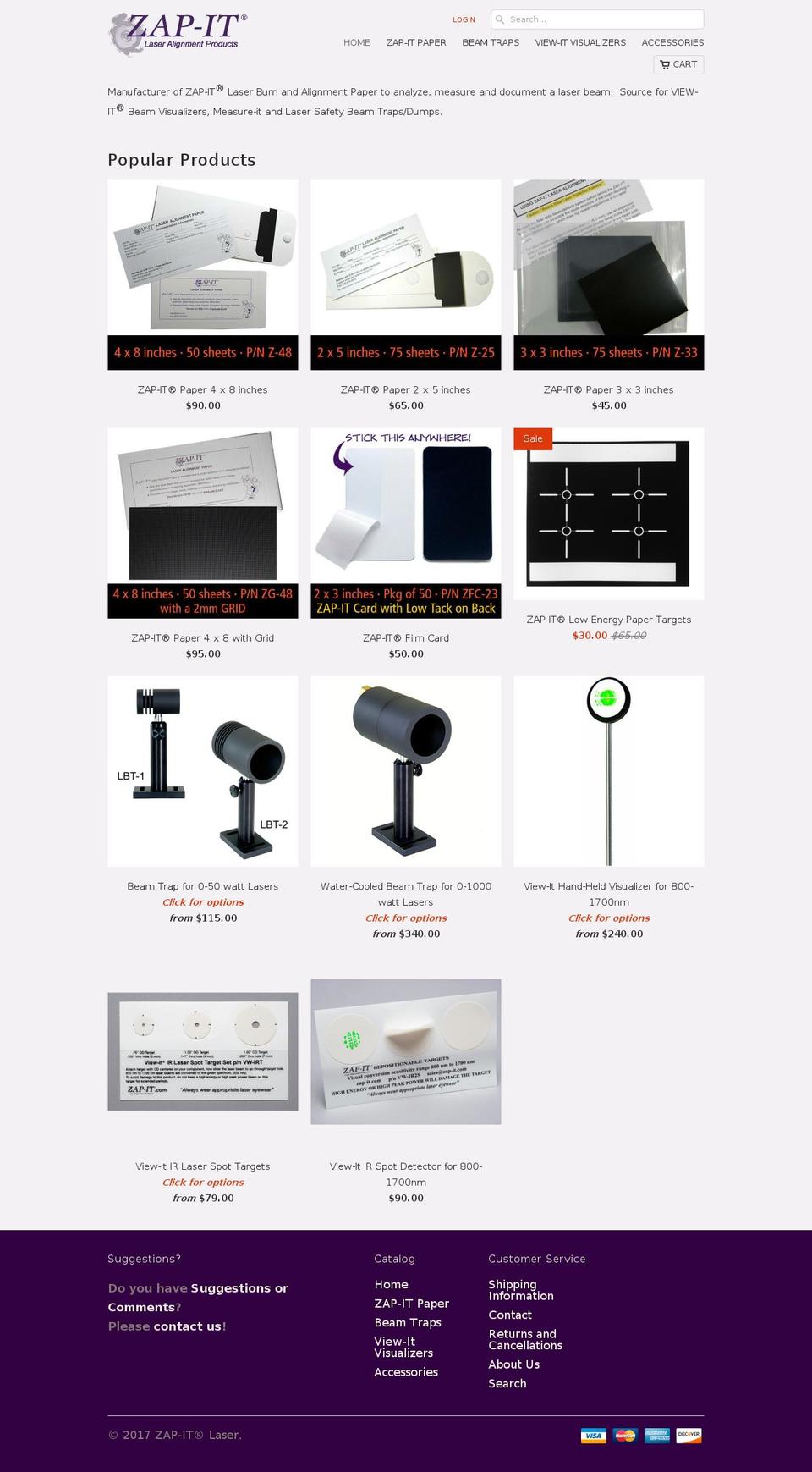 zap-it.com shopify website screenshot