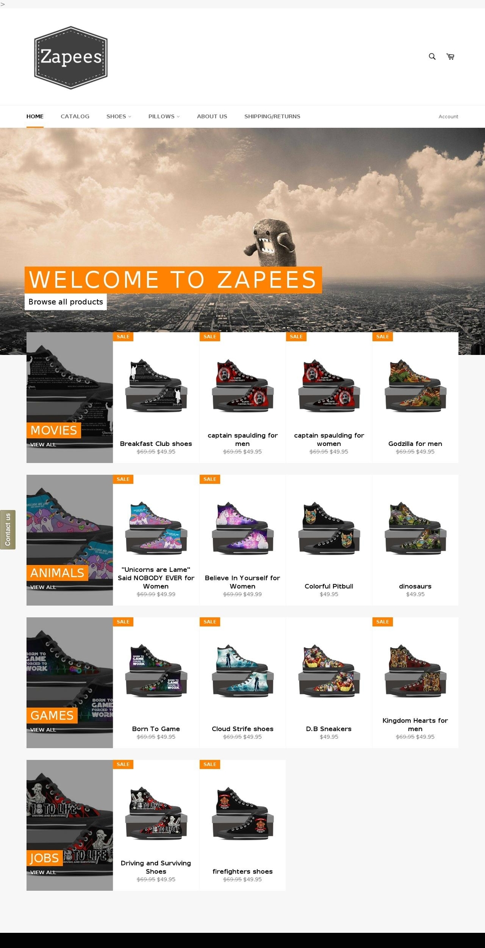 zapeesBobo Shopify theme site example zapees.com