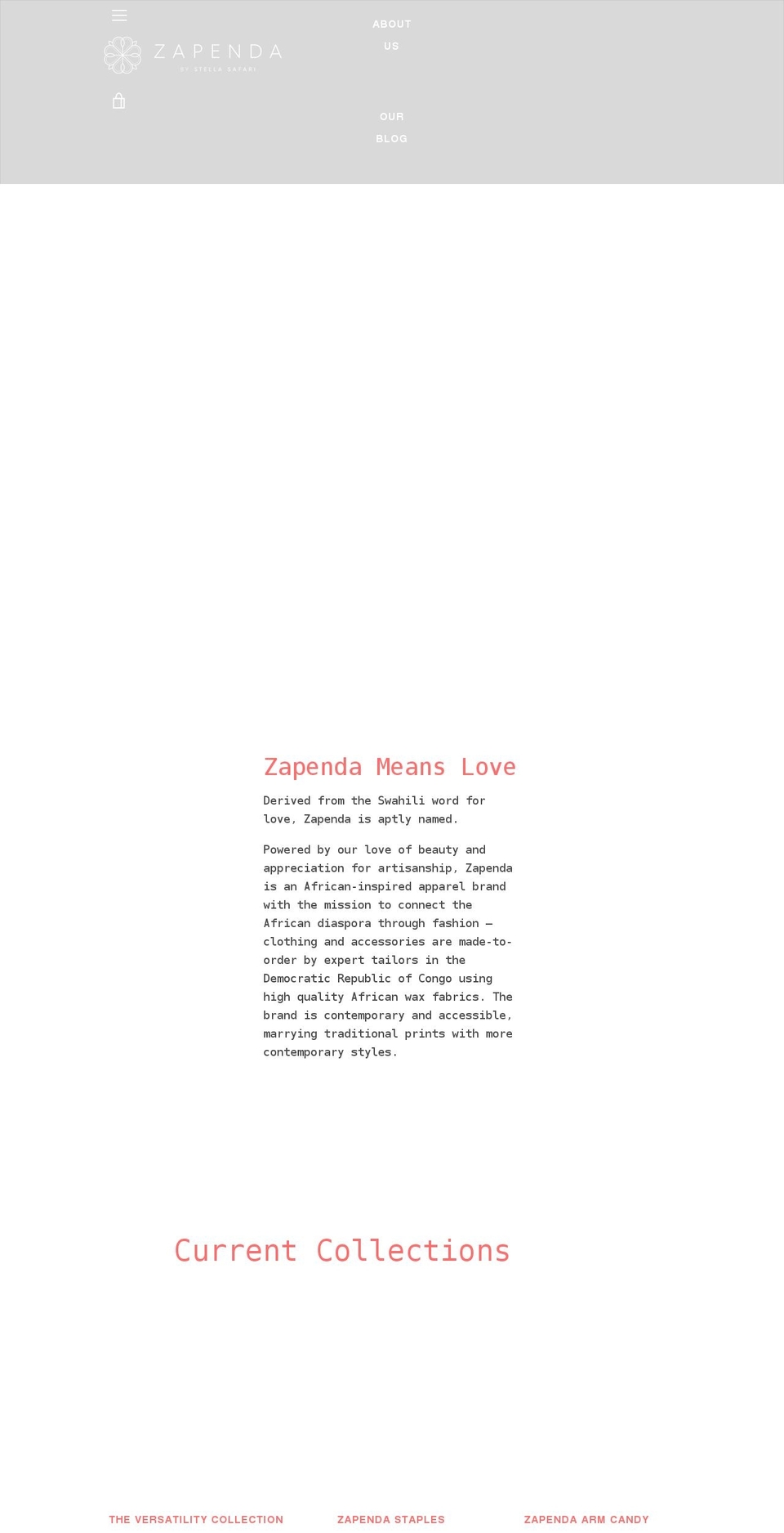 zapendashop.com shopify website screenshot