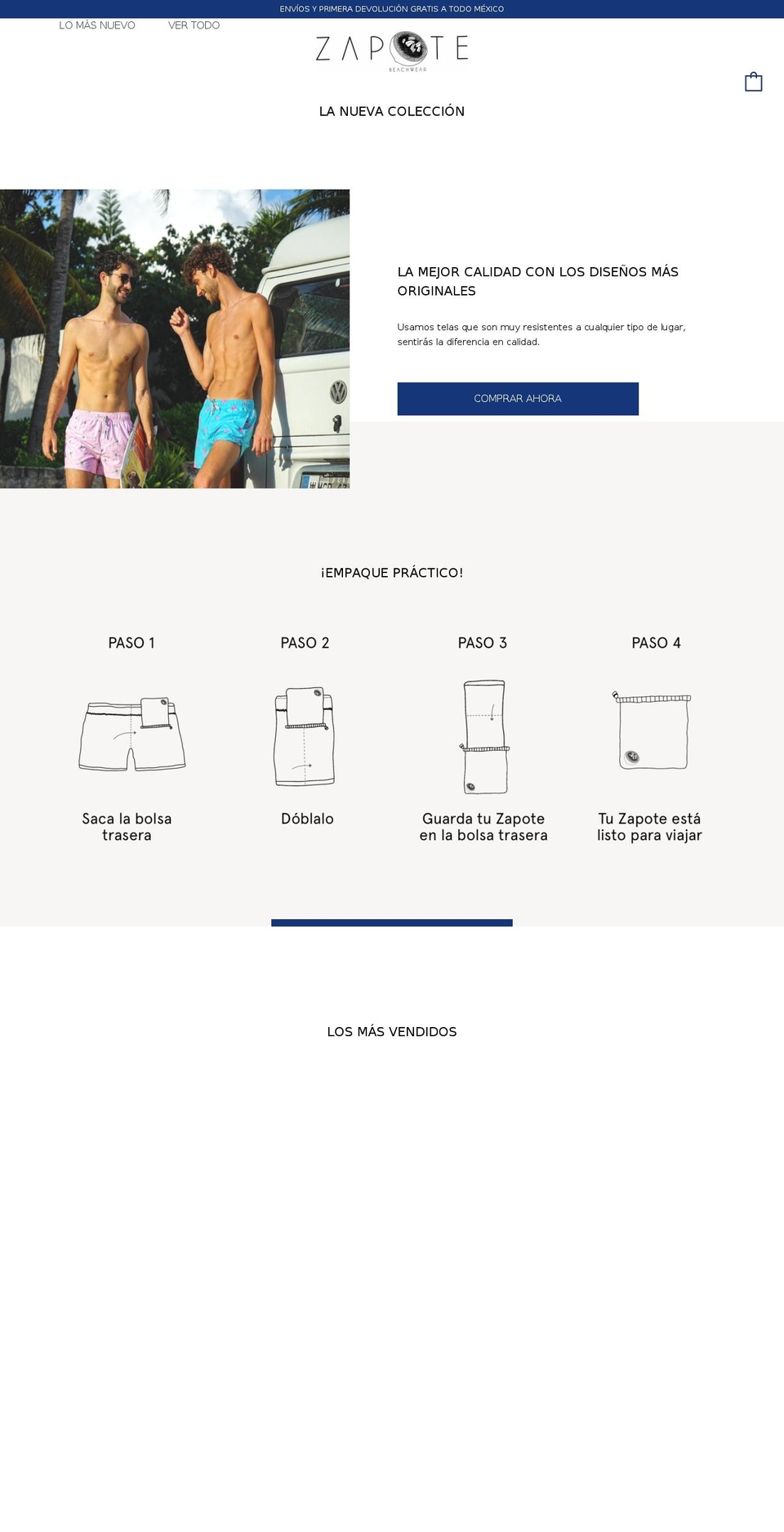 zapote.mx shopify website screenshot