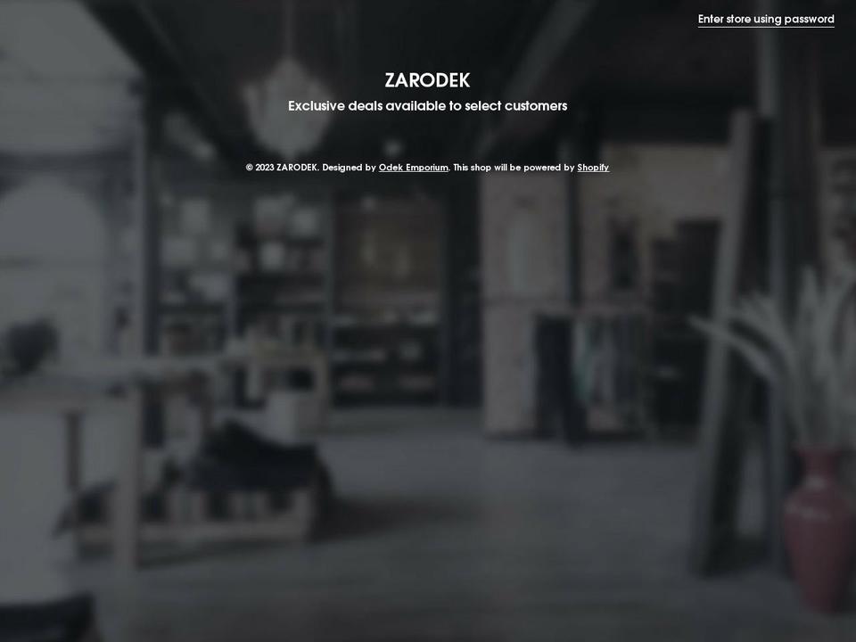 zarodek.com shopify website screenshot