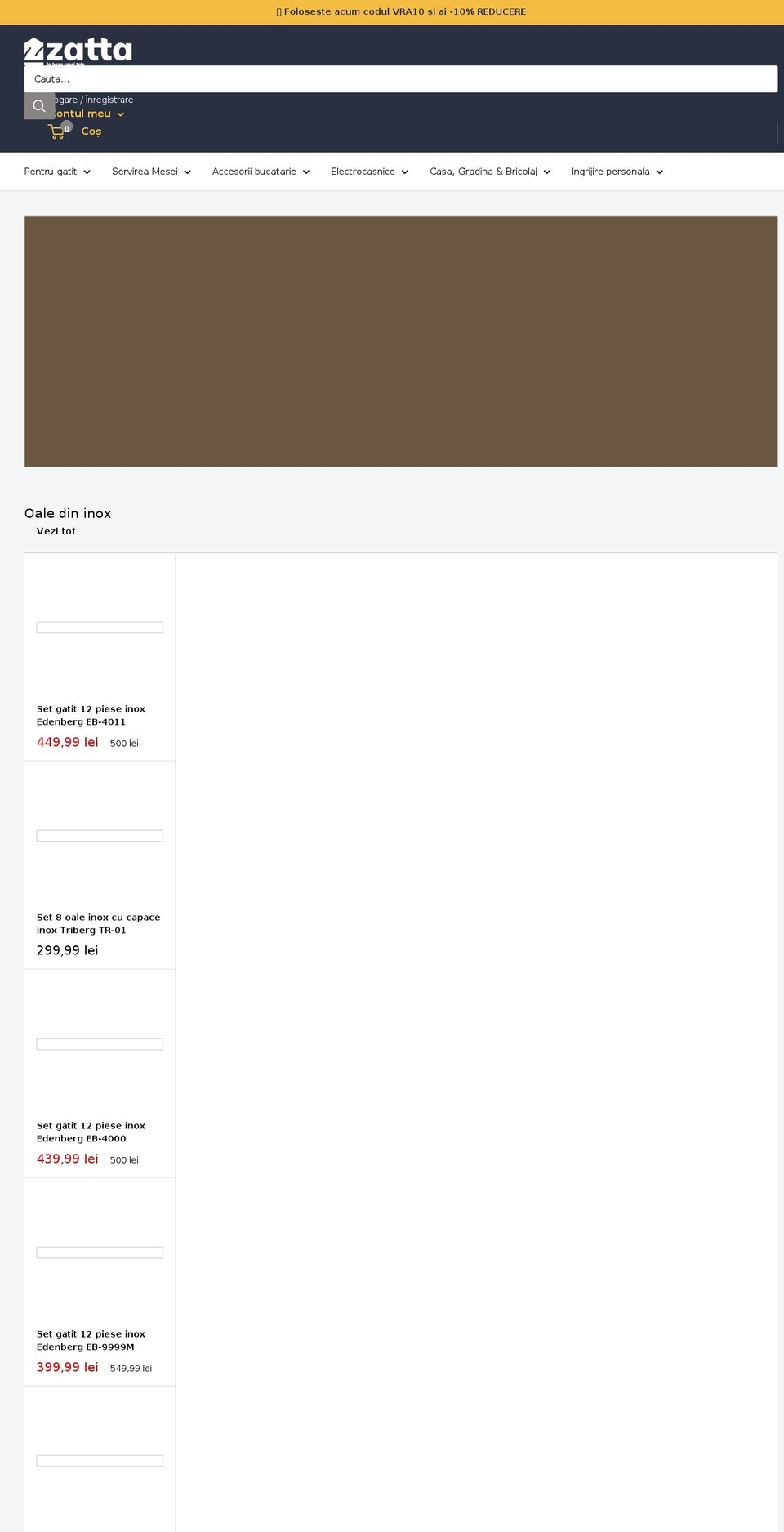 zatta.ro shopify website screenshot